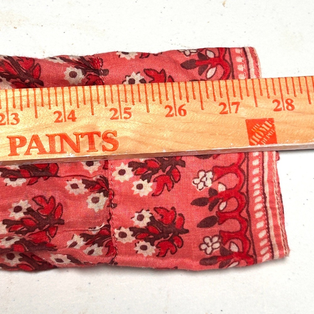 J.Crew Cabana Mini Dress M NWT Ramie Block Print Coral Floral Slip $198 - Picture 10 of 16